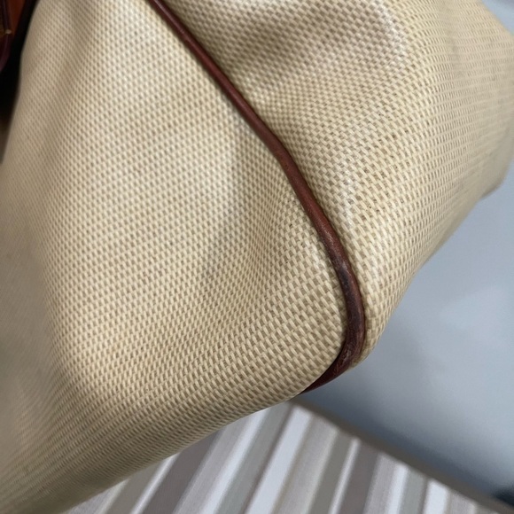 Dooney & Bourke  WILSON PANAMA Leather satchel/Purse Handbag - TAN/BROWN - Picture 10 of 16